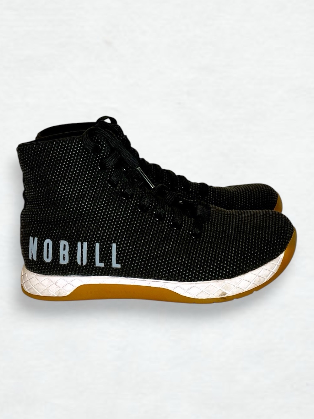 Women’s black NOBULL high top trainers size 6.5